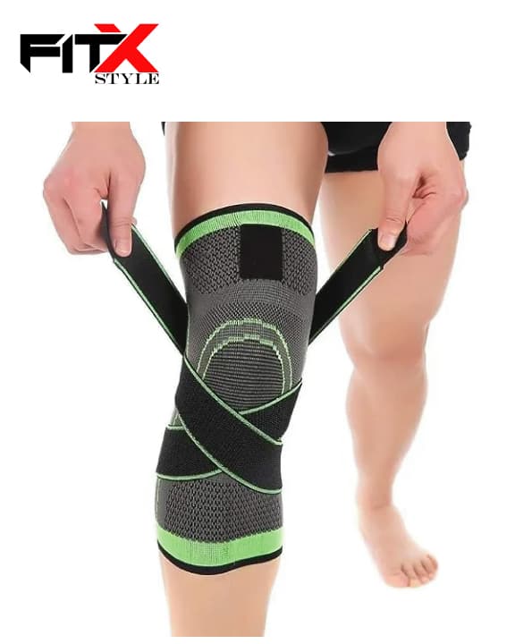 Knee Brace ,Compression Support Knee Sleeve with Adjustable Strap 